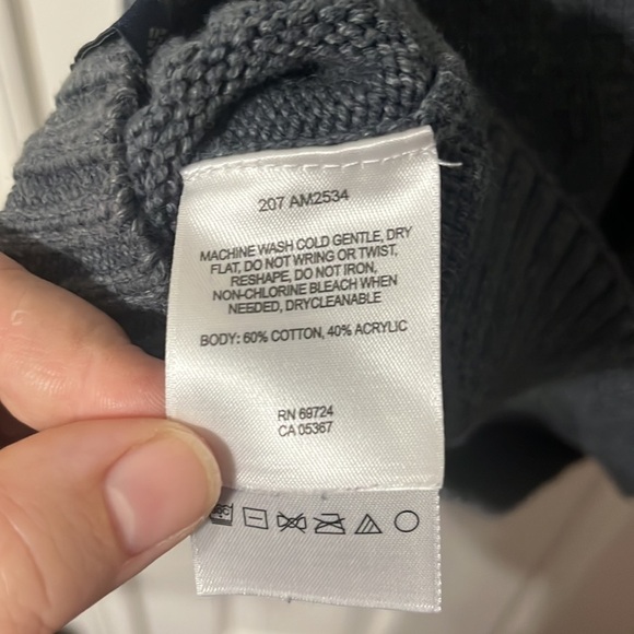 Columbia Timber Butte Crew Neck Grey Sweater Size XXL Shoulder Elbow Patches - Picture 7 of 7